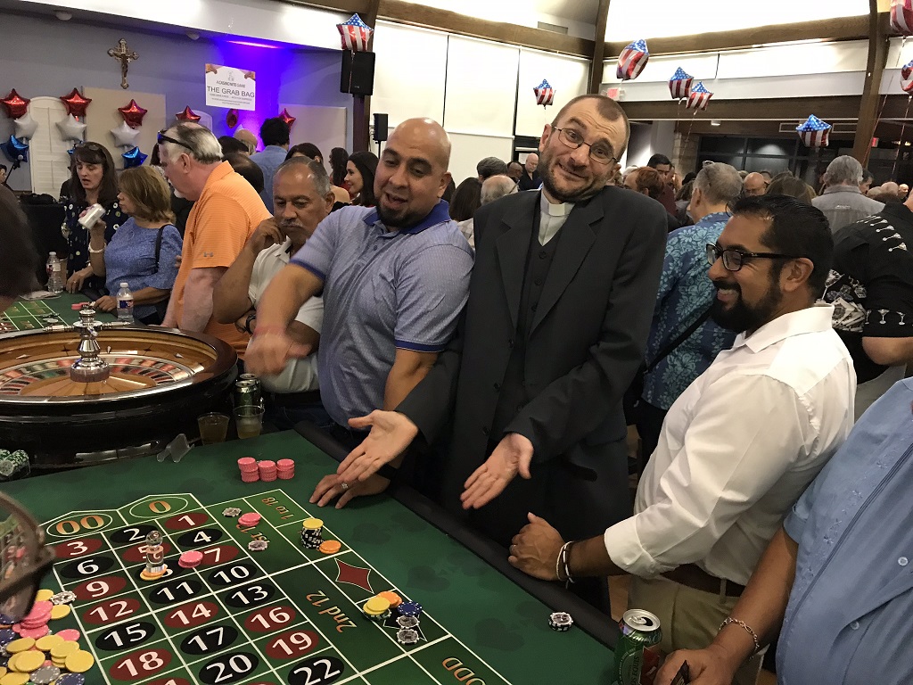 Even the Good Lord couldn't help Fr. at the Roulette Table