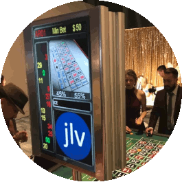 Digital Roulette Reader available at Just Like Vegas Casino Rentals in San Antonio