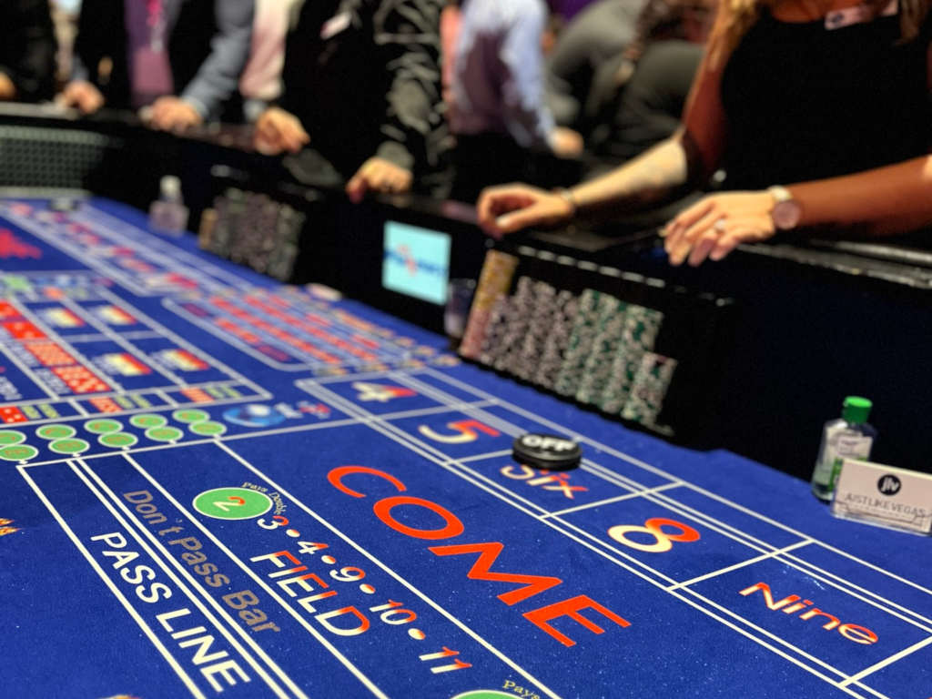 Let the good times roll at Craps with Just Like Vegas Casino Parties